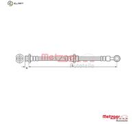 METZGER 4110670 Brake hose