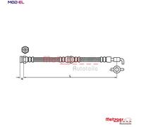 BRAKE HOSE 4110871 FOR MAZDA L3Y7/L3-VDT 2.3L R2AA 2.2L 4cyl CX-7 SUV