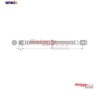 METZGER 4110881 Brake hose