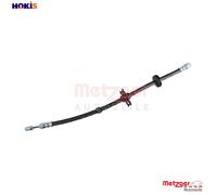 Flexible brake hose Front Axle Left 4110932 METZGER for RENAULT LATITUDE