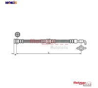 BRAKE HOSE 4111037 FOR MAZDA PROCEED/DRIFTER B-SERIE/SUV/BRAVO/Pickup BOUNTY