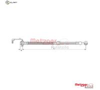BRAKE HOSE 4111049 FOR HYUNDAI D3FA 1.1L 3cyl i10G4LA 1.2L G4HG 1.1L 4cyl i10
