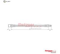 METZGER 4111379 Brake hose