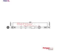 METZGER 4111468 Brake hose