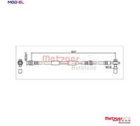 METZGER 4111475 Brake hose