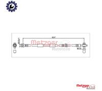METZGER 4111475 Brake hose