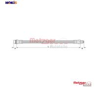 BRAKE HOSE 4111587 FOR RENAULT CLIO/MIO/IV/Hatchback/Van/Sport/Tourer/SPORT 0.9L