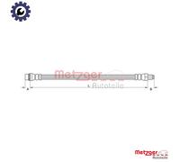 BRAKE HOSE 4111587 FOR RENAULT CLIO/MIO/IV/Hatchback/Van/Sport/Tourer/SPORT 0.9L