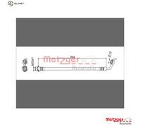 Metzger Autoteile Brake Hose 4111719 - Rear Left for Toyota RAV4 III/IV, Vanguard III 3ZR-FAE/2AZ-FE
