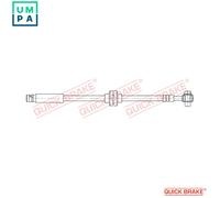 BRAKE HOSE 50.207X FOR VAUXHALL MOKKA CHEVROLET OPEL A14/B14/D14NET 1.4L 4cyl