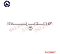 BRAKE HOSE 50.718X FOR VW SEAT DEDA 2.0L DFMA/CUWA/DLTA/DFLA/CUVC/CFGC 2.0L 4cyl