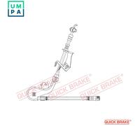 QUICK BRAKE 58.875X Brake hose