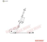 QUICK BRAKE 58.875X Brake hose