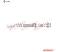 BRAKE HOSE 58.948 FOR MAZDA FAMILIA/VI ETUDE ALLEGRO/MK/VIII 323/PROTEGE/Mk 1.8L