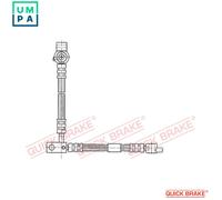 Flexible brake hose with internal thread 59.994 QUICK BRAKE for NISSAN PRIMERA