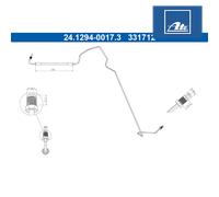 ATE BRAKE HOSE 24129400173 FOR RENAULT
