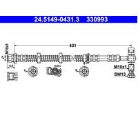 Brake Hose ATE Fits LAND ROVER Freelander SHB101000