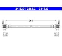ATE 24.5201-0265.3 Brake hose
