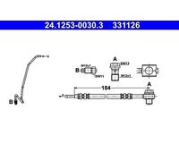 NEW BRAKE HOSE PIPE LINE FOR AUDI SKODA VW A6 4B2 C5 ARH ANQ AQE AJP AEB AWT AWL