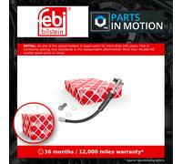 Brake Hose fits AUDI A3 8V, 8YA, 8YS Rear Left or Right 2012 on Hydraulic Febi