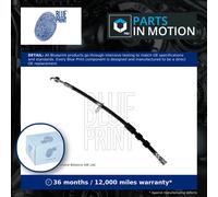 Brake Hose fits FORD FIESTA 1.4D Front Right 2003 on F6JA Hydraulic Blue Print