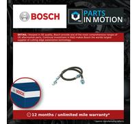 Brake Hose fits NISSAN MICRA K12 1.4 Front Left 03 to 10 CR14DE Hydraulic Bosch