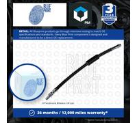 Brake Hose fits OPEL MOVANO FD, JD 1.9D Rear Left or Right 2000 on Hydraulic New