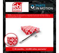 Brake Hose fits SKODA OCTAVIA Mk3, Mk4 Rear Left or Right 2012 on Hydraulic Febi