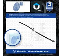 Brake Hose line ADT353360 by Blue Print Front Axle Left LH - Single