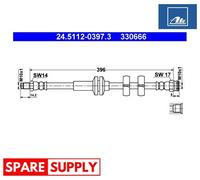 BRAKE HOSE FOR ALFA ROMEO 147 156 156 SPORTWAGON GT ATE 24.5112-0397.3