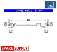 BRAKE HOSE FOR AUDI 100 C4 A6 ATE 24.5237-0273.3