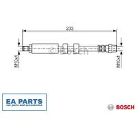 Brake Hose for AUDI 100 C4 A6 V8 BOSCH 1 987 476 418