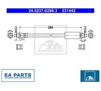 Brake Hose for AUDI 4000 80 90 ATE 24.5237-0288.3
