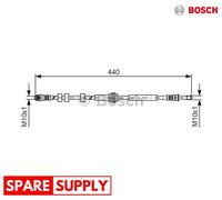 BRAKE HOSE FOR AUDI A4 A5 Q5 BOSCH 1 987 481 430