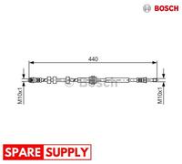 BRAKE HOSE FOR AUDI A4 A5 Q5 BOSCH 1 987 481 430