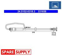 BRAKE HOSE FOR AUDI ATE 24.5152-0318.3