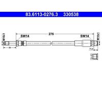 Brake Hose For BMW 5 95-03 ATE 83611302763