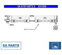 Brake Hose for BMW E53 ATE 24.5157-0273.3 NEW