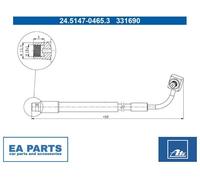 ATE 24.5147-0465.3 Brake hose
