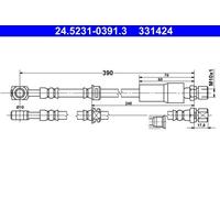 Brake Hose For Chevrolet VECTRA 97-05 562364