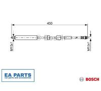Brake Hose for CITROËN BERLINGO C4 GRAND PICASSO C4 PICASSO BOSCH 1 987 481 051