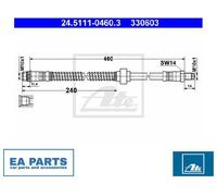 Brake Hose for CITROËN PEUGEOT ATE 24.5111-0460.3