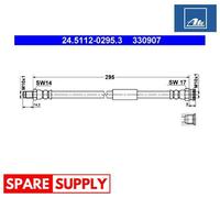 BRAKE HOSE FOR FIAT CROMA ATE 24.5112-0295.3