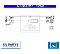 Brake Hose for FIAT CROMA ATE 24.5112-0295.3