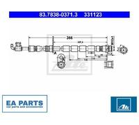 Brake Hose for FORD ATE 83.7838-0371.3