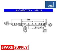 BRAKE HOSE FOR FORD ATE 83.7838-0371.3