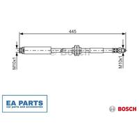 Brake Hose for FORD AUSTRALIA FOCUS BOSCH 1 987 476 180