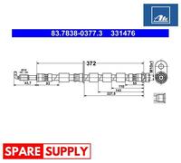 BRAKE HOSE FOR FORD B-MAX FIESTA ATE 83.7838-0377.3