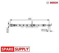 BRAKE HOSE FOR FORD FIESTA BOSCH 1 987 481 524