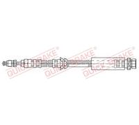 BRAKE HOSE FOR FORD FIESTA QUICK BRAKE 37.918
